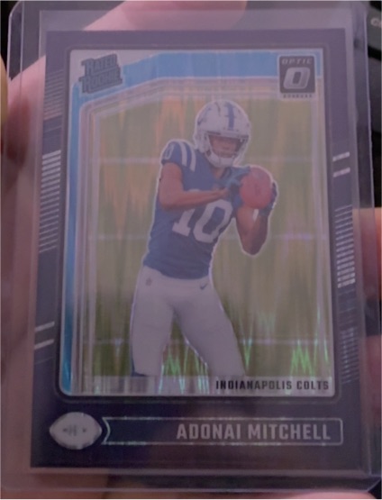 2024 Donruss Optic #203 Adonai Mitchell — front