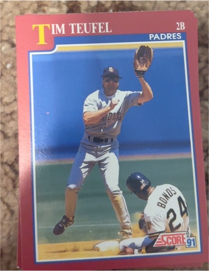 1991 Score Rookie & Traded #67T Tim Teufel — front