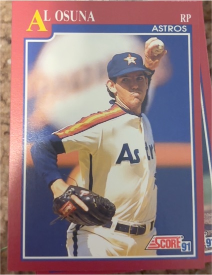 1991 Score Rookie & Traded #89T Al Osuna — front