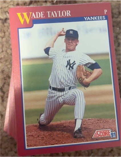 1991 Score Rookie & Traded #100T Wade Taylor — front