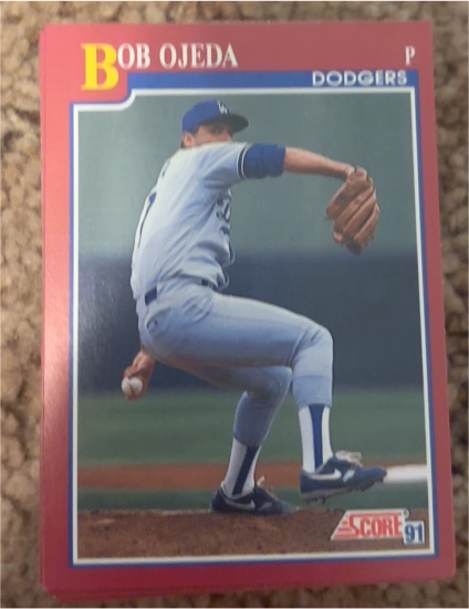1991 Score Rookie & Traded #79T Bob Ojeda — front