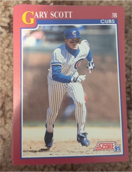 1991 Score Rookie & Traded #90T Gary Scott — front