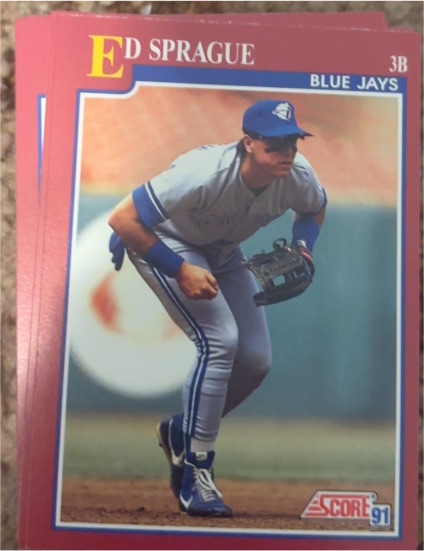 1991 Score Rookie & Traded #101T Ed Sprague — front