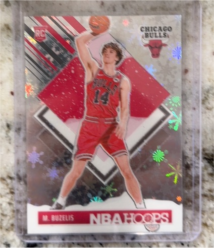 2024-25 Panini NBA Hoops #295 Matas Buzelis Tribute Winter — front