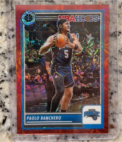 2023-24 Panini NBA Hoops Premium Stock #182 Paolo Banchero — front