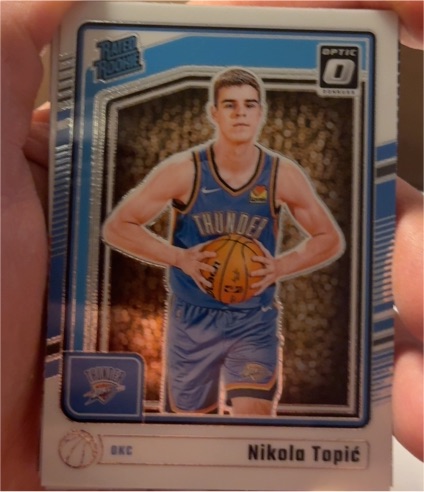 2024-25 Panini Donruss Optic #278 Nikola Topic — front