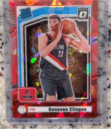2024-25 Donruss Optic Preview #P-223 Donovan Clingan — front