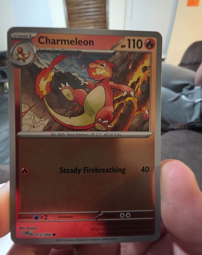 2023 Pokémon ME02: Phantasmal Flames #012 Charmeleon — front