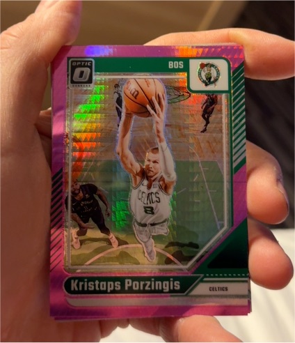 2024-25 Panini Donruss Optic #94 Kristaps Porzingis — front