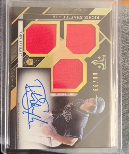 2016 Topps Triple Threads Onyx #RFPRS Richie Shaffer — front
