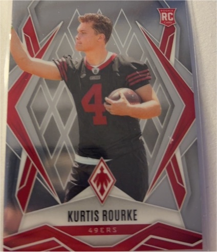 2025 Panini Phoenix #199 Kurtis Rourke — front