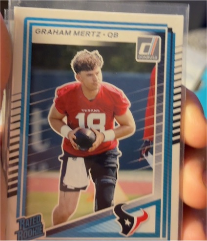 2025 Panini Donruss #347 Graham Mertz Rated Rookie — front
