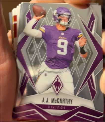 2025 Panini Phoenix #38 J.J. McCarthy — front