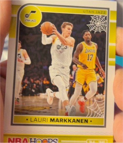 2024-25 Panini Haunted Hoops #220 Lauri Markkanen — front