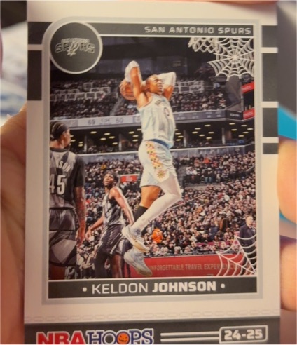 2024-25 Panini Haunted Hoops #103 Keldon Johnson — front