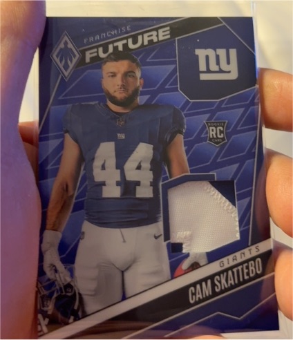 2025 Panini Phoenix Franchise Future #FFM-CSO Cam Skattebo — front
