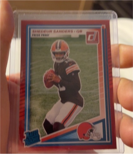 2025 Donruss #306 Shedeur Sanders — front