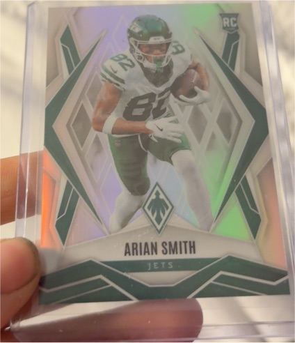 2025 Panini Phoenix #228 Arian Smith Silver Prizm Rookie — front
