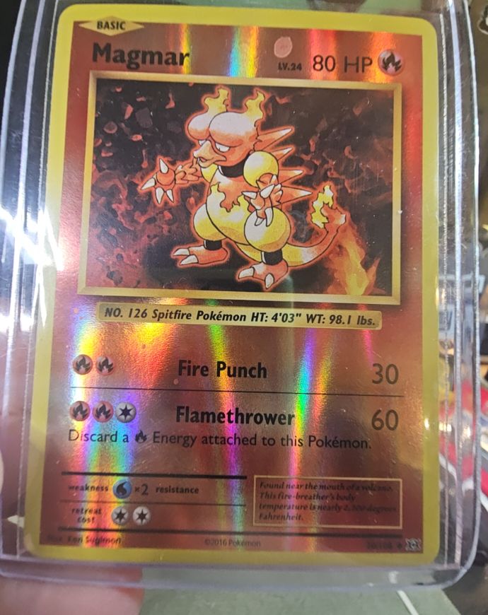 2016 Pokémon XY Evolutions #20 Magmar — front