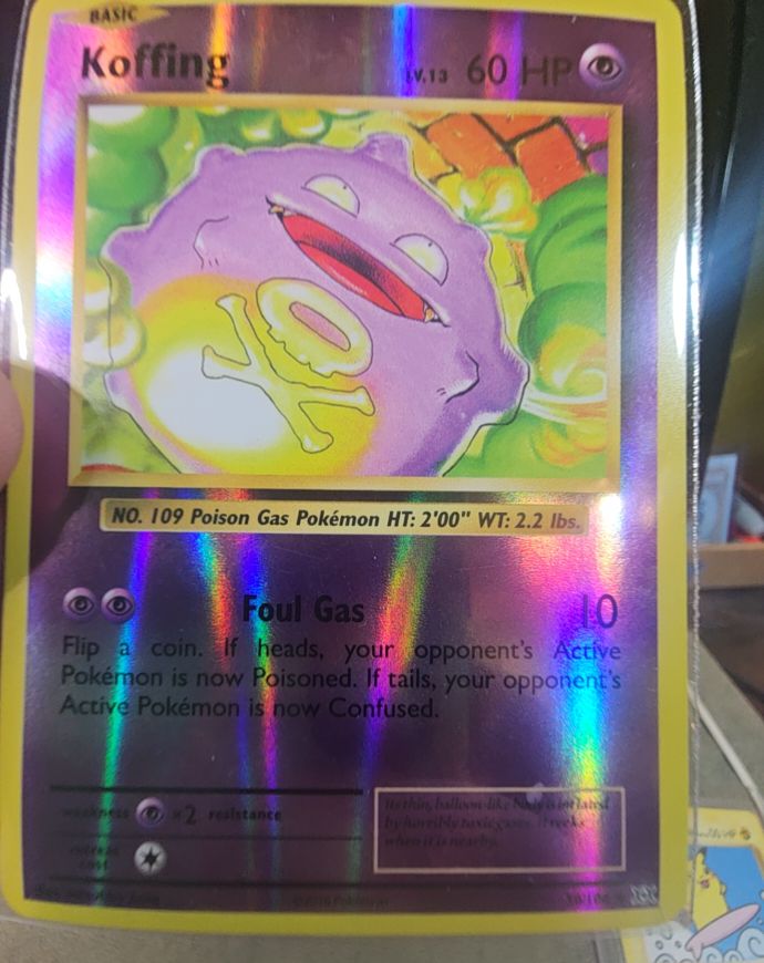 2016 Pokemon XY Evolutions #50 Koffing — front
