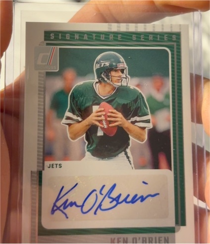 2025 Donruss Ken O'Brien Auto Signature Series #SS-KON — front