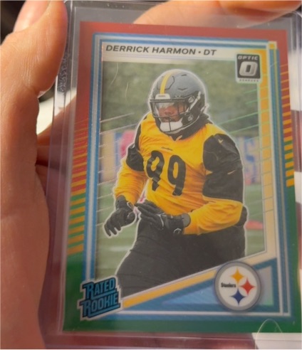 2025 Panini Donruss #391 Derrick Harmon Rated Rookie — front