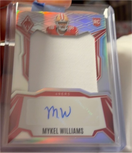 2025 Panini Phoenix #RPS-MWS Mykel Williams — front