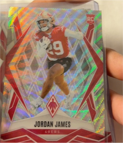 2025 Panini Phoenix #191 Jordan James — front