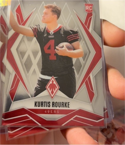 2025 Panini Phoenix #199 Kurtis Rourke Silver Rookie — front