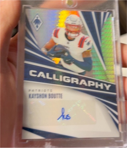 2024 Panini Phoenix Calligraphy #C-KBO Kayson Boutte — front