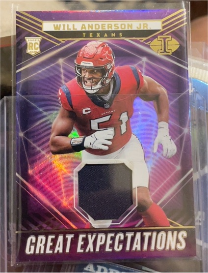 2023 Panini Illusions Great Expectations #GE-WAJ Will Anderson Jr. — front