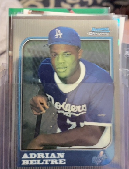 1997 Bowman Chrome #182 Adrian Beltre — front