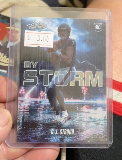 2023 Panini Absolute Football #BST-2 C.J. Stroud By Storm — front