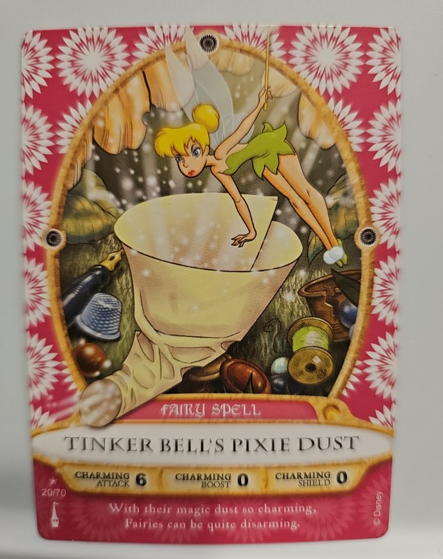 2012 Disney Sorcerers of the Magic Kingdom #20 Tinker Bell's Pixie Dust — front