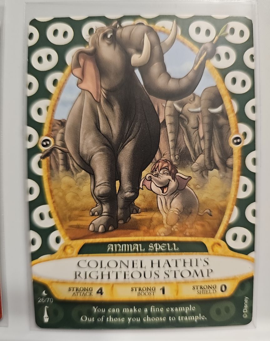 Disney Sorcerers of the Magic Kingdom #26/70 Colonel Hathi's Righteous Stomp — front