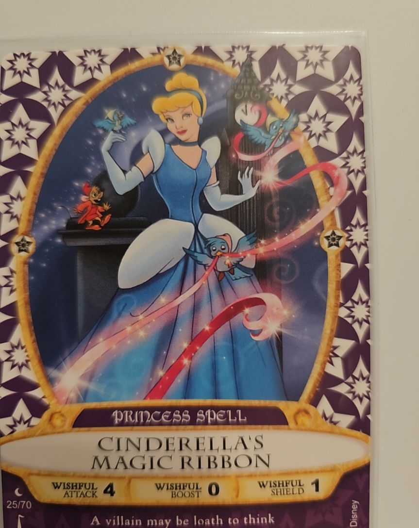 2012 Disney Sorcerers of the Magic Kingdom #25 Cinderella's Magic Ribbon — front