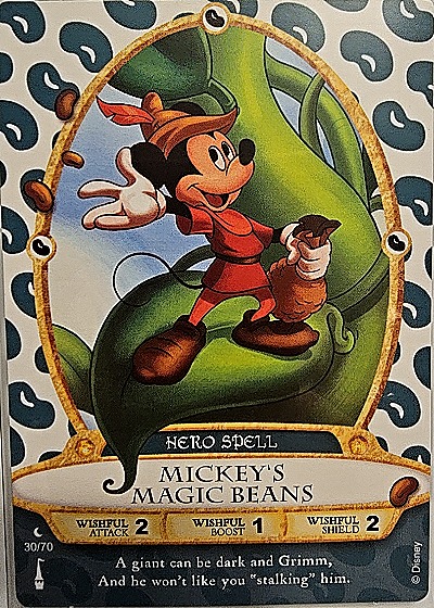 2012 Disney Sorcerers of the Magic Kingdom #30/70 Mickey's Magic Beans — front
