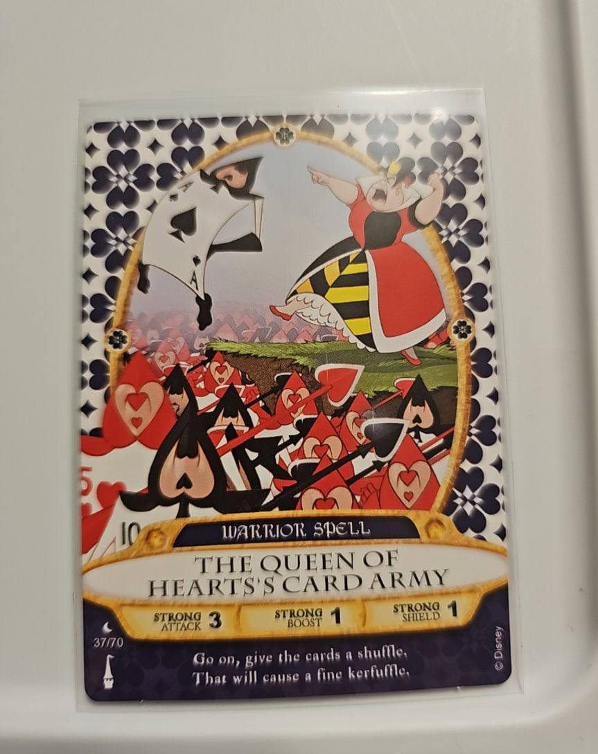 2012 Disney Sorcerers of the Magic Kingdom #37 The Queen of Hearts's Card Army — front