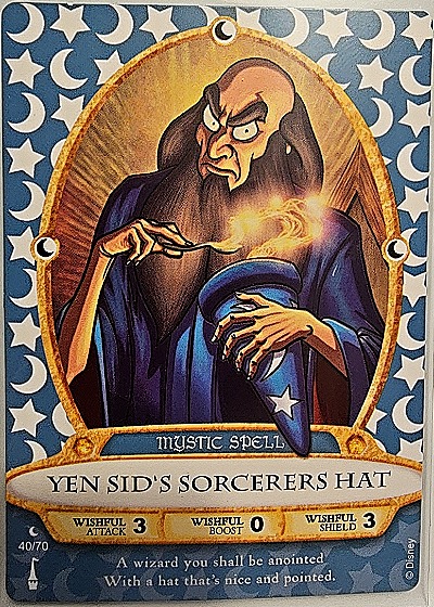 2012 Disney Sorcerers of the Magic Kingdom #40/70 Yen Sid's Sorcerers Hat — front
