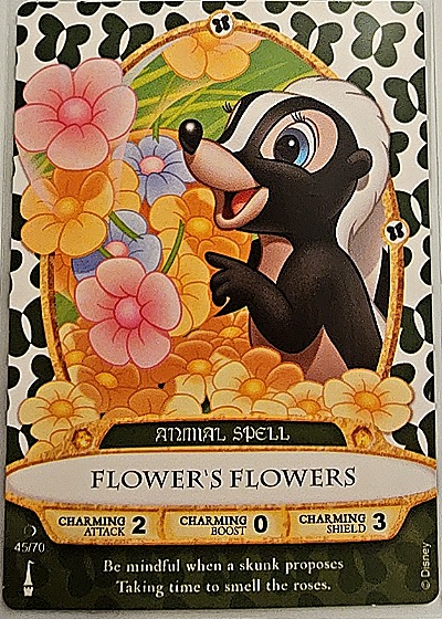 2012 Disney Sorcerers of the Magic Kingdom #45 Flower's Flowers — front