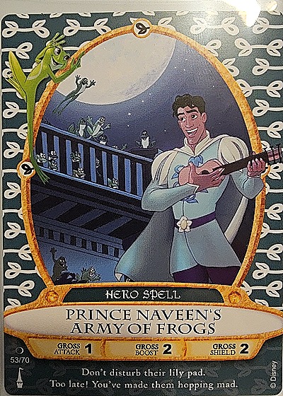 2012 Disney Sorcerers of the Magic Kingdom #53 Prince Naveen's Army of Frogs — front