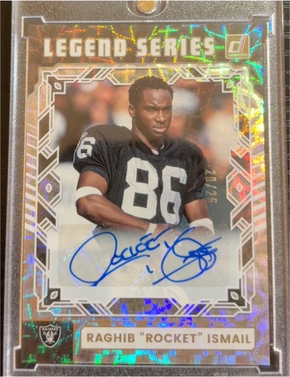 2025 Donruss Legend Series #TLS-RIS Raghib "Rocket" Ismail — front