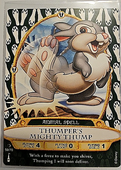 2012 Sorcerers of the Magic Kingdom #59 Thumper's Mighty Thump — front