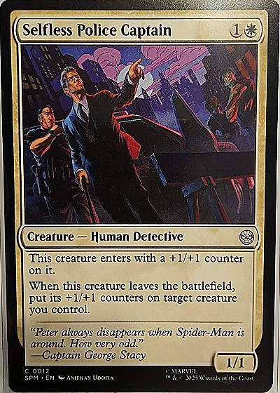 2025 Magic: The Gathering #12 Selfless Police Captain — front