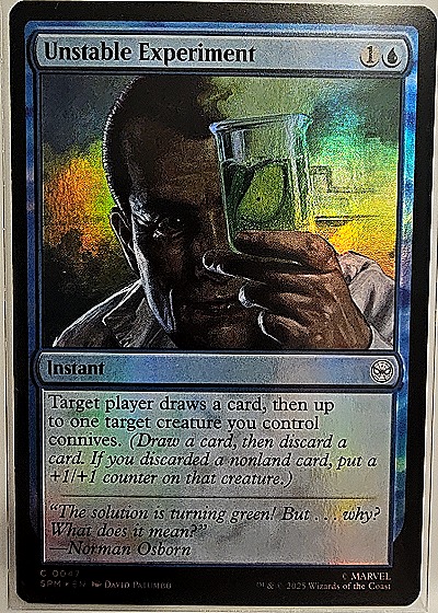 2025 Marvel's Spider-Man #47 Unstable Experiment — front