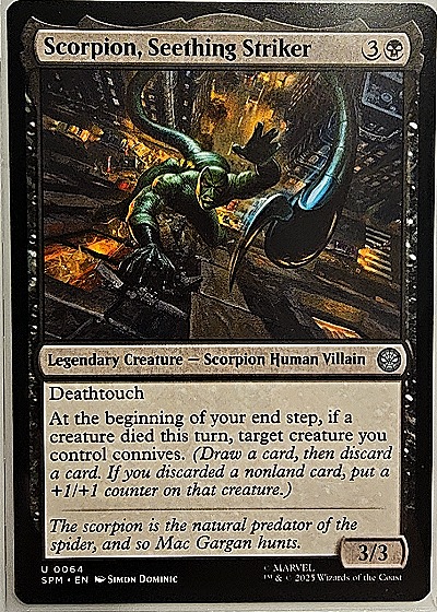2025 Magic: The Gathering #64 Scorpion, Seething Striker — front