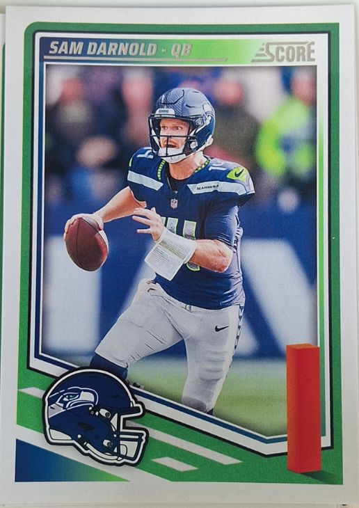 2025 Panini Score #40 Sam Darnold — front
