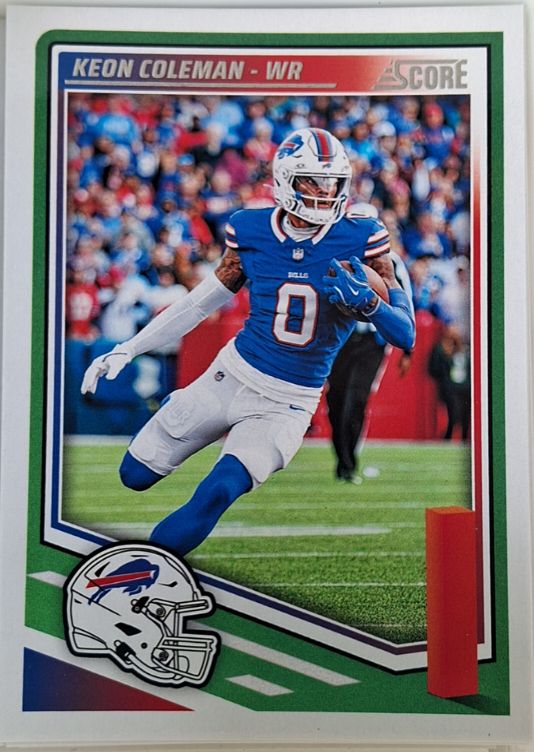 2025 Panini Score #4 Keon Coleman Buffalo Bills — front