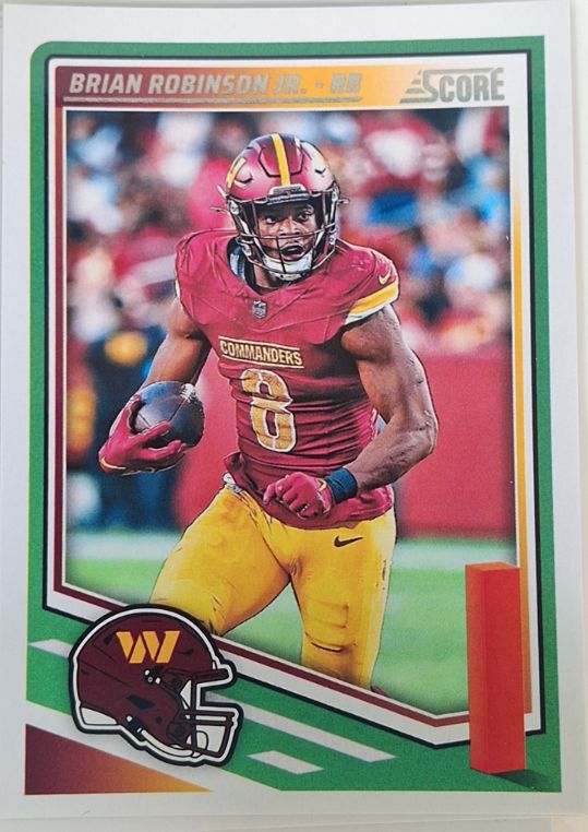 2025 Panini Score #176 Brian Robinson Jr. — front