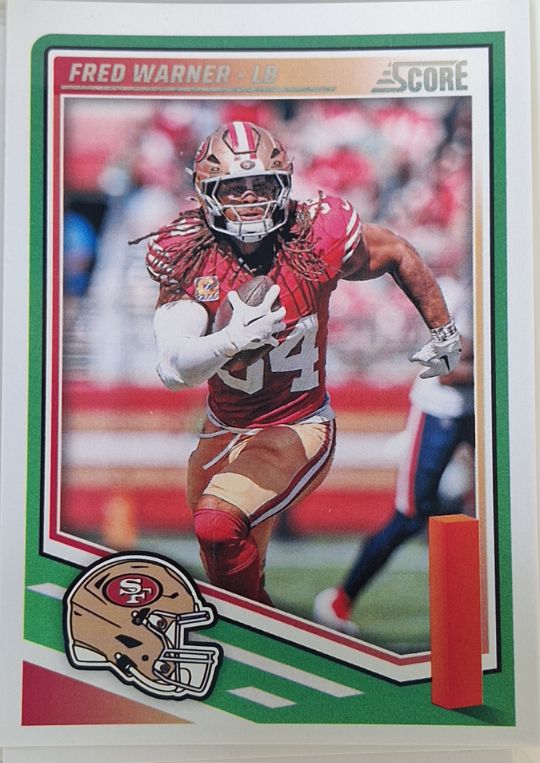 2025 Panini Score #118 Fred Warner — front